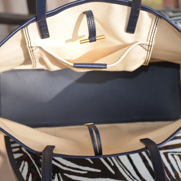 Tory Burch Multi Color Embroidery Tote - Picture 7 of 11